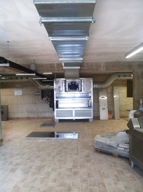 Impianto frigorifero salumificio Brescia